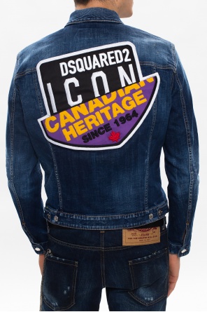 Drumohr short-sleeve cotton T-shirt - Denim jacket Dsquared2 - De